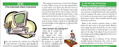 ICC Informed Clients Checklist